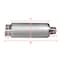 Spec-D Tuning Fireball-Style Muffler MF-RS341 - alternate 10